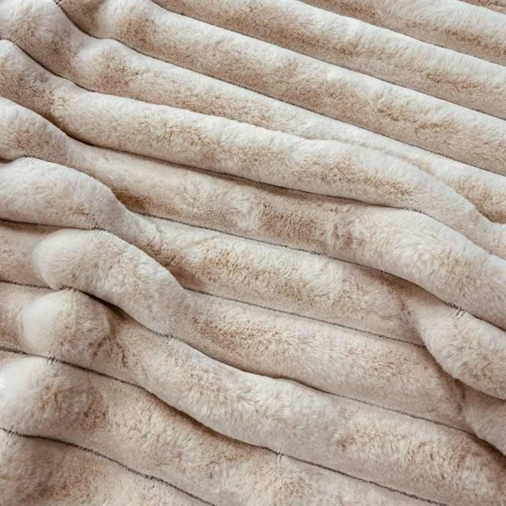 Square Rabbit Faux fur Fabric